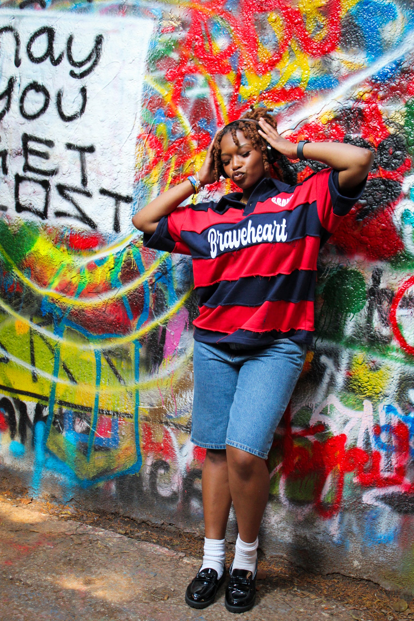 Braveheart Distressed Rugby Polo