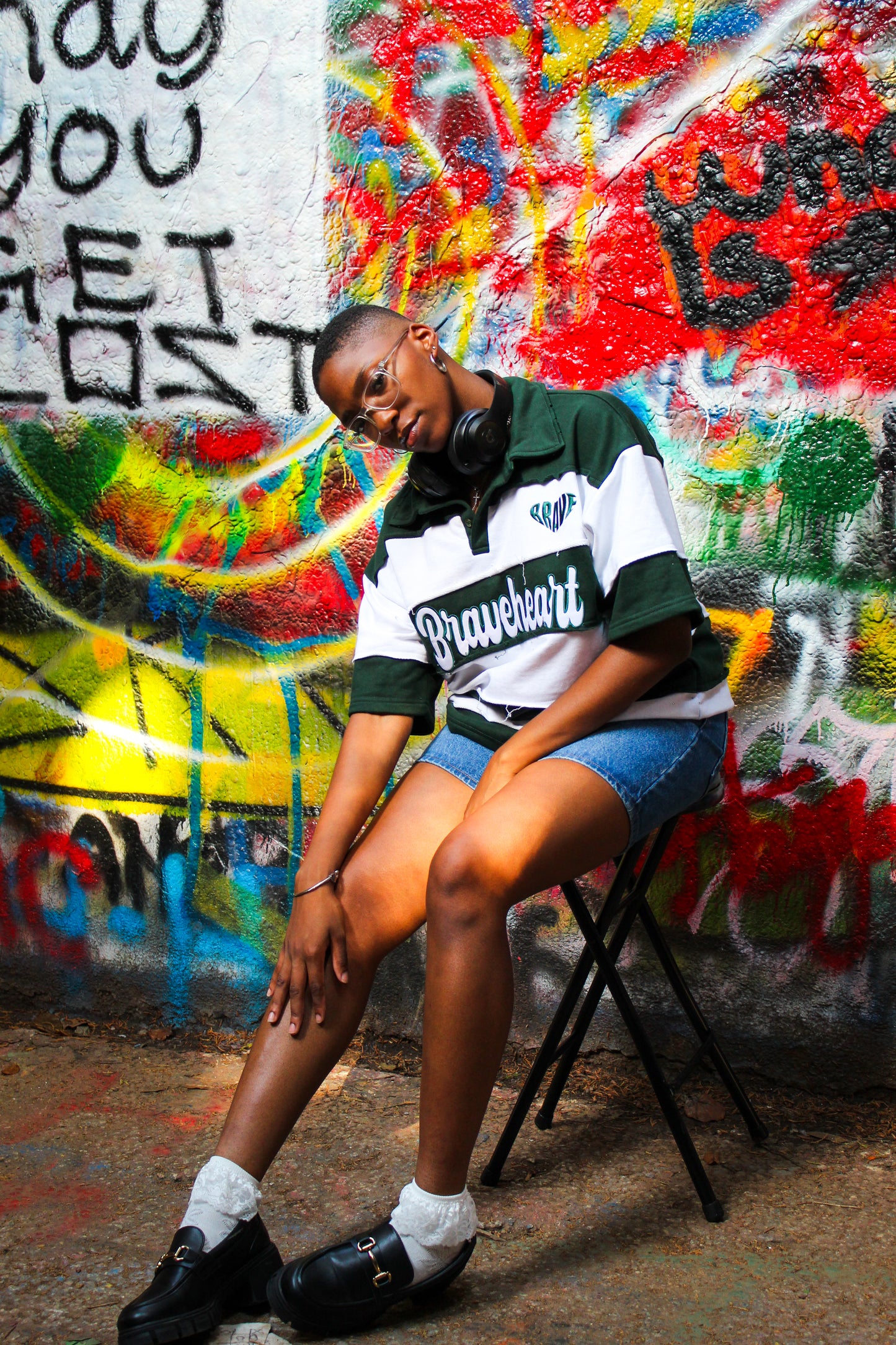 Braveheart Distressed Rugby Polo