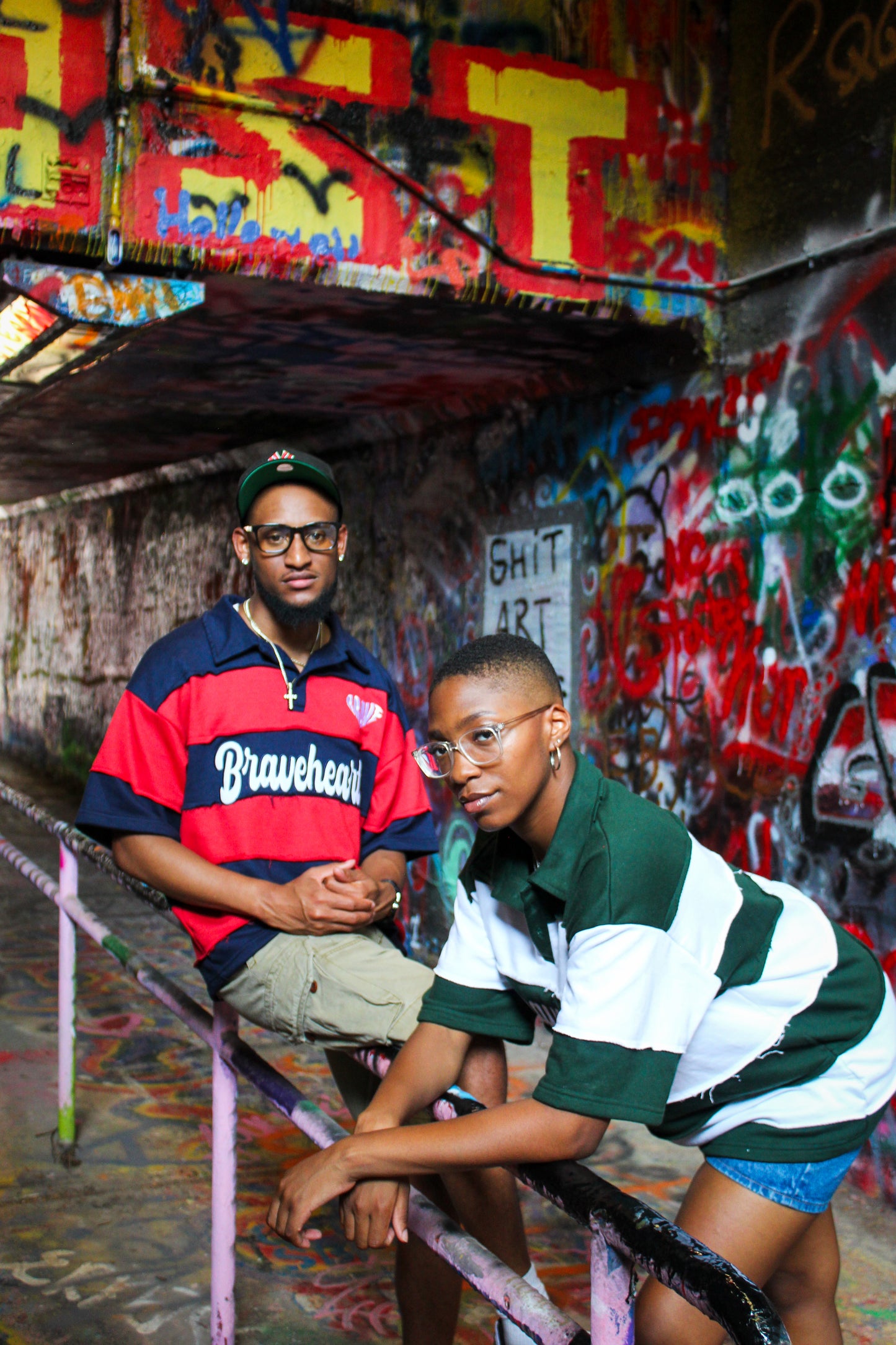 Braveheart Distressed Rugby Polo