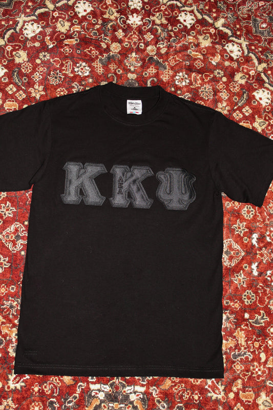 Black on Black Heavyweight Tee