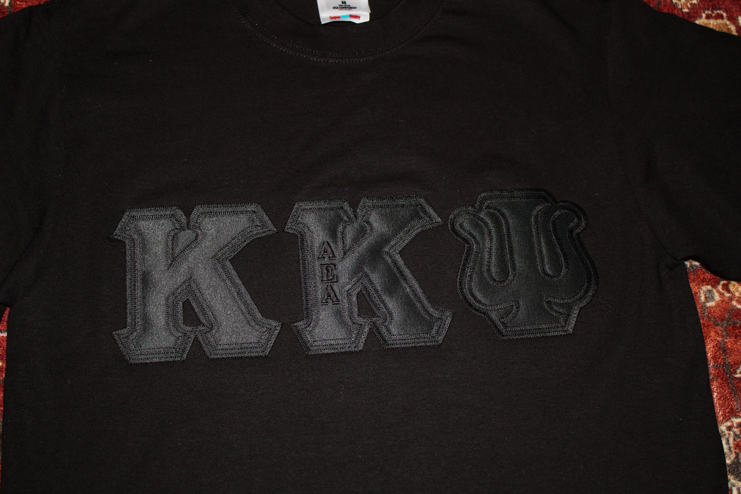 Black on Black Heavyweight Tee