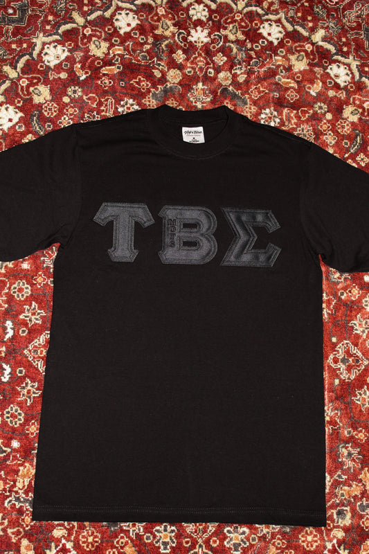 Black on Black Heavyweight Tee