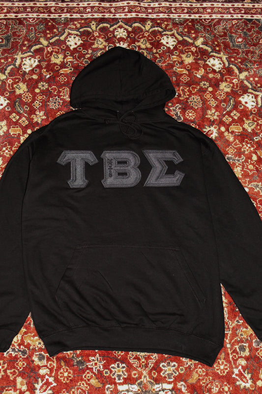 Black on Black Hoodie